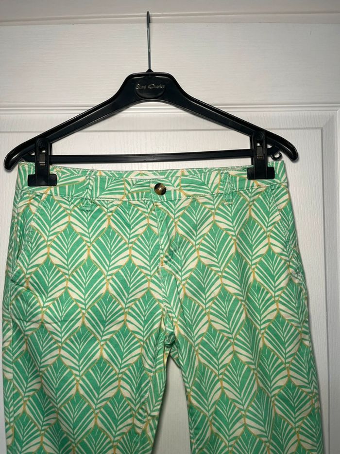 Pantalon Chino à motif vert – Lab Dip Paris – Taille 28 - photo numéro 7
