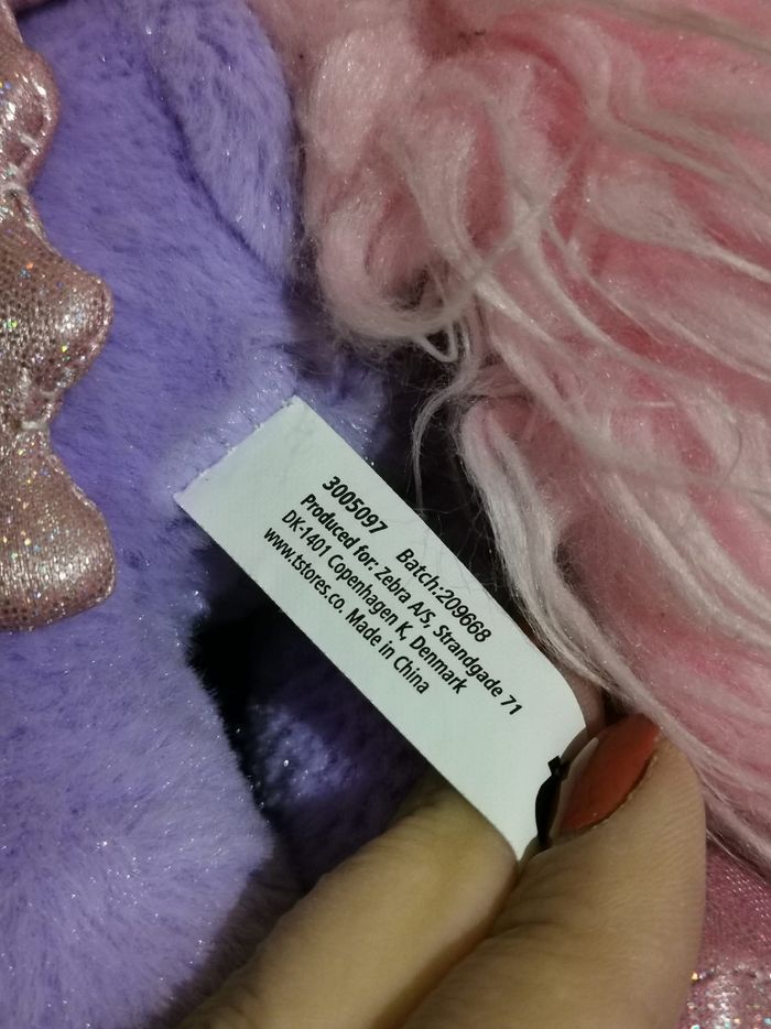 Peluche licorne violette - photo numéro 6