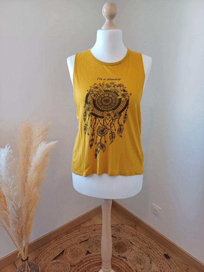Débardeur couleur moutarde Undiz taille L 40