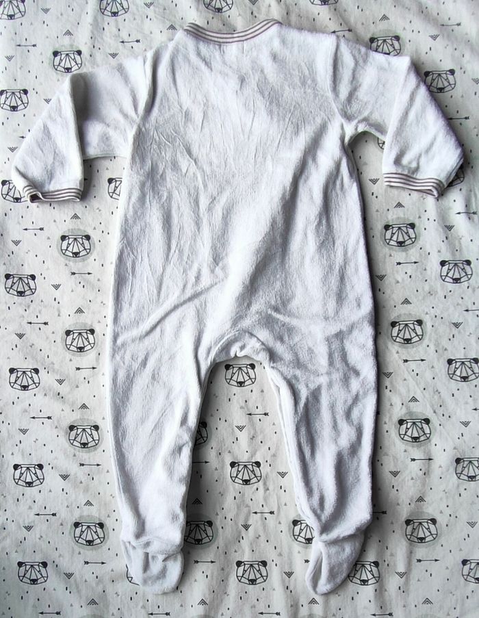Pyjama en velours taille 12 mois/ 1 ans - photo numéro 3