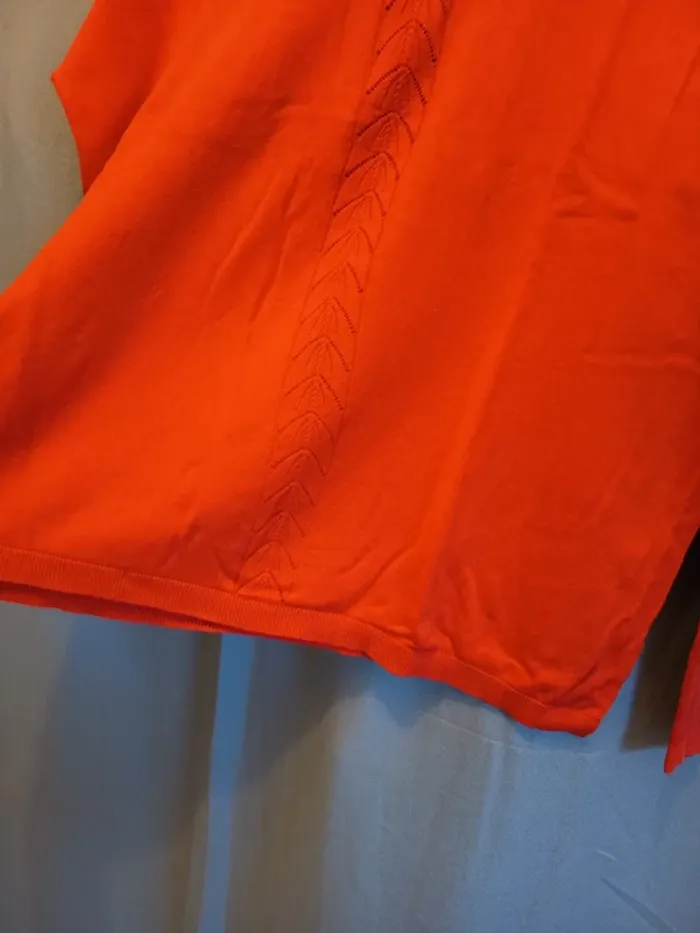 Pull fin orange Promod - photo numéro 5