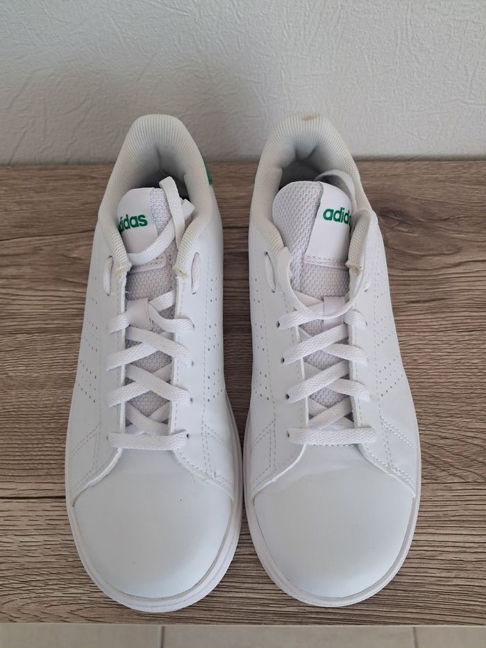 Adidas advantage blanc/vert - photo numéro 2