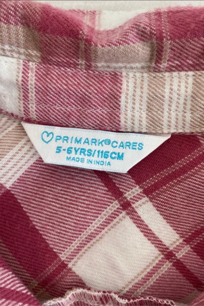 Robe chemise Primark 5-6 ans 116 cm - photo numéro 2