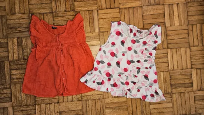 Lot blouses fille 6 ans