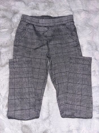 Pantalon fille à carreaux gémo 10 ans gris