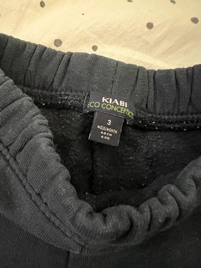 2 joggings bleu marine 3 mois - photo numéro 3