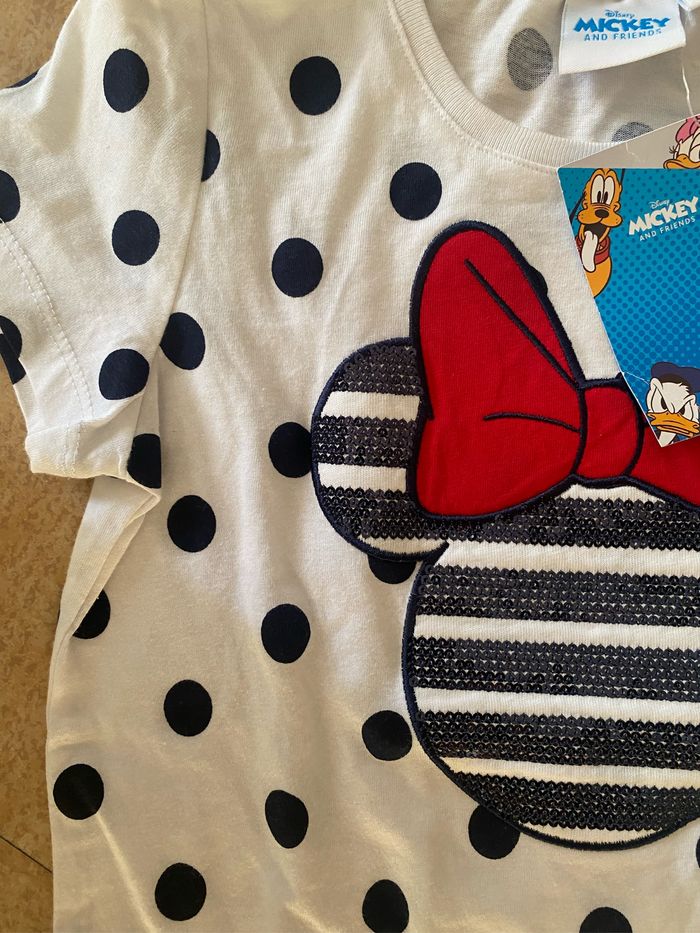 Tee shirt fille Minnie - photo numéro 5