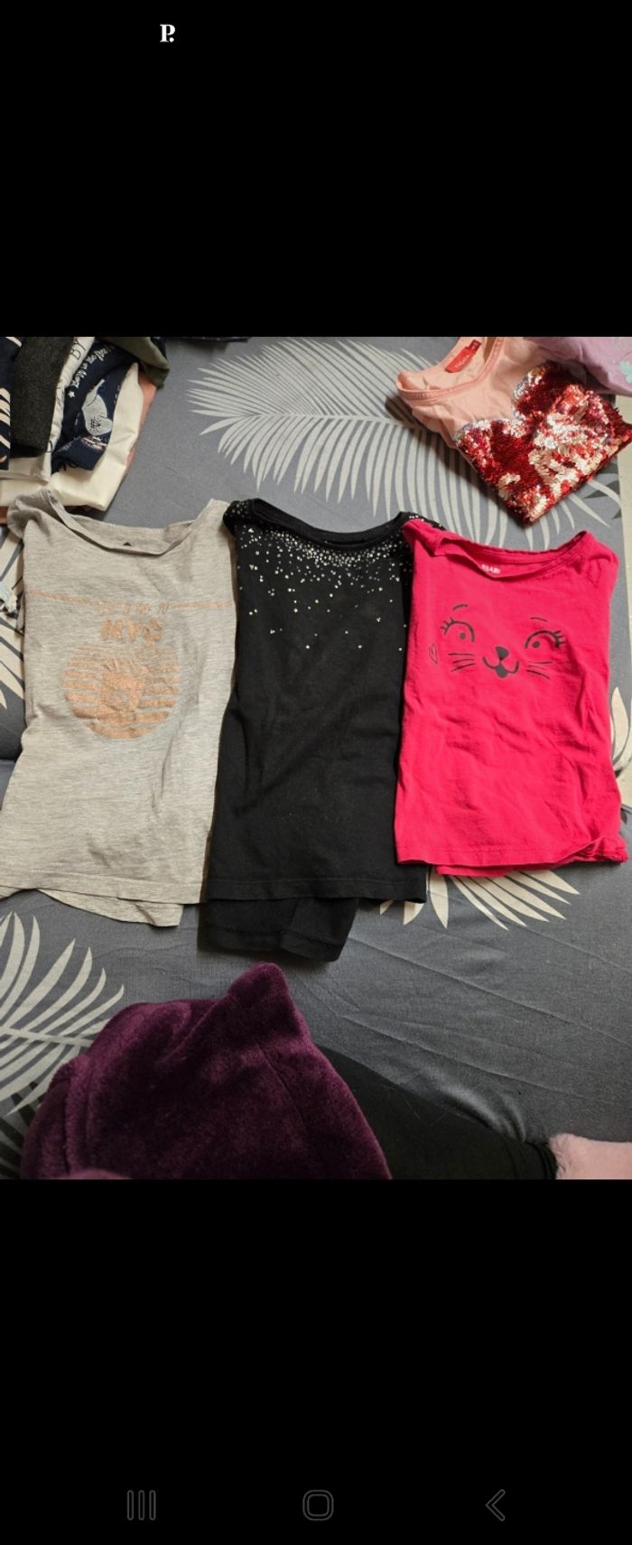 Lot de 10 Tee-shirt fille 4 ans