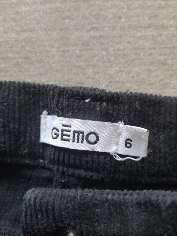 Pantalon velours bootcut 6 ans gémo - photo numéro 2