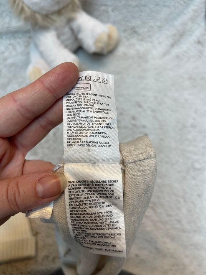 Tour de cou en soie et coton beige - H&M - photo numéro 5