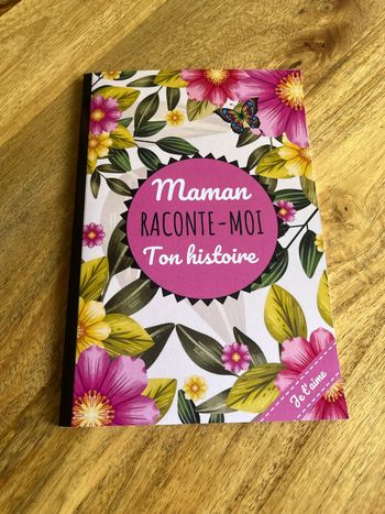Maman raconte-moi ton histoire - carnet souvenir unique fête des mères 