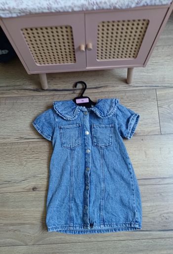 Robe en Jean col  Zara 3/4 ans