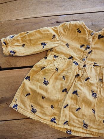 Robe moutarde 12 mois