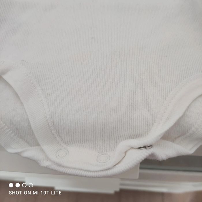 Lot de 2 body manches longues blanc petit bateau - photo numéro 3