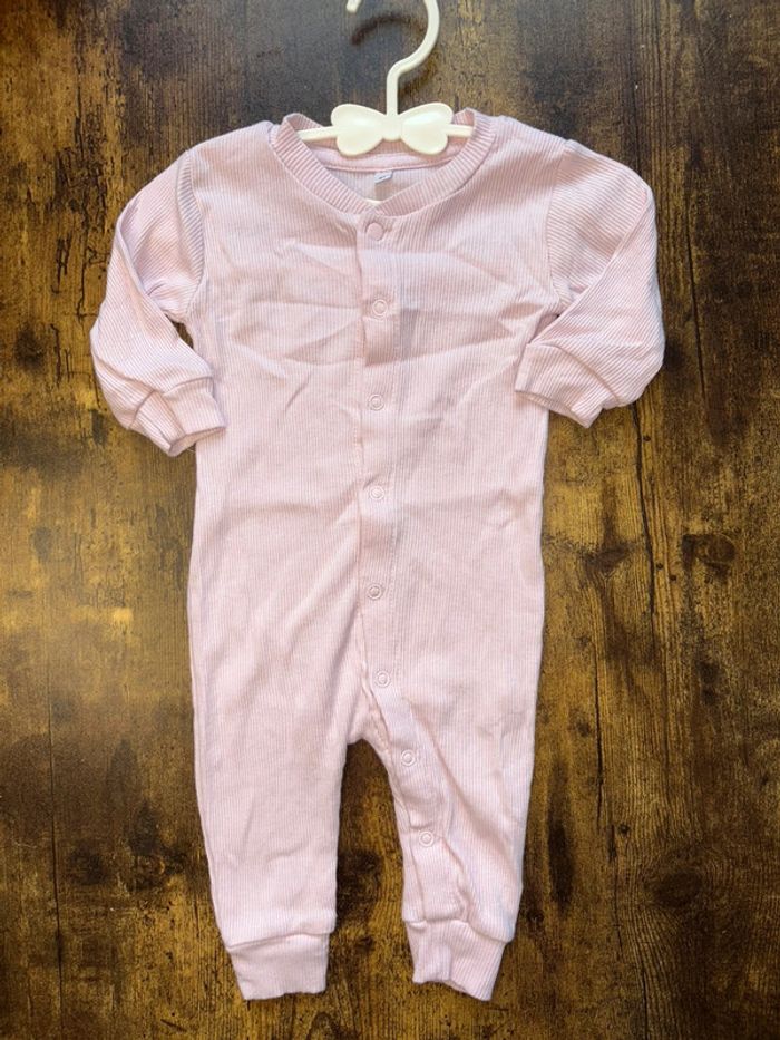 Grenouillère rose 3m