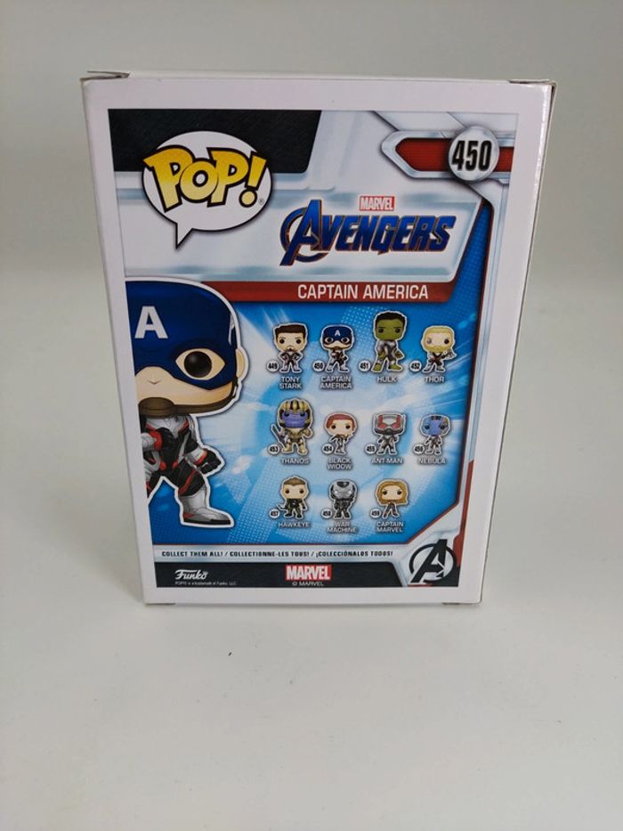 Figurine Pop Avengers 450 - Captain America - photo numéro 4