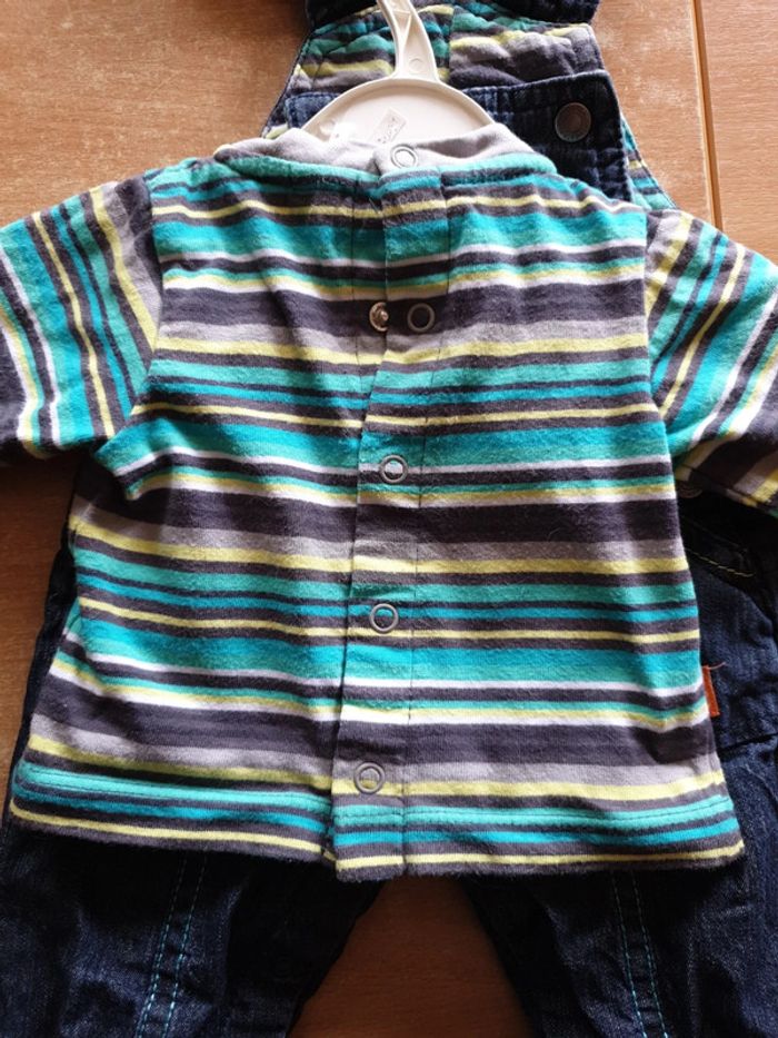 Ensemble salopette 1 mois Orchestra - photo numéro 8