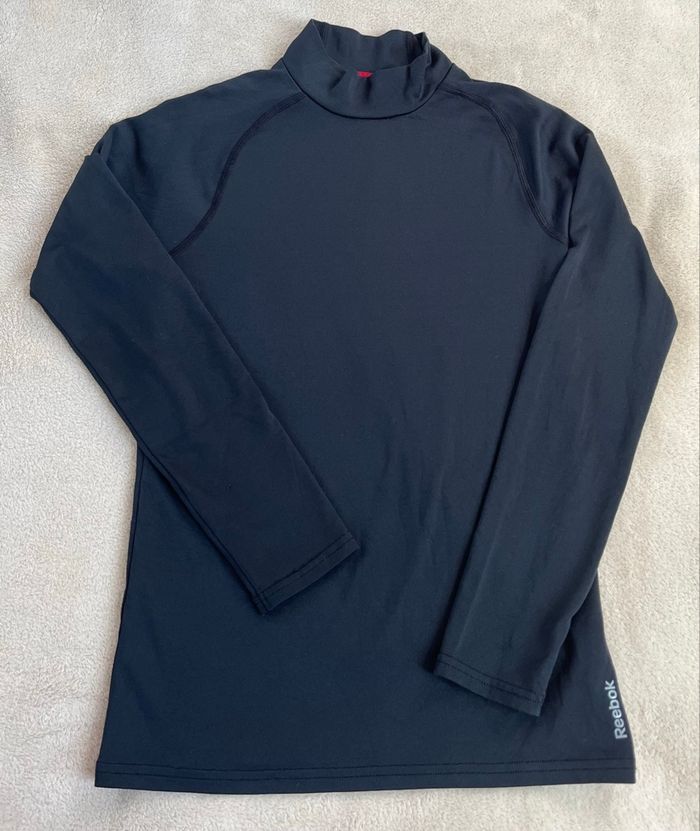 T-shirt manches longues avec col remonté | Garçon 10-12ans | Reebok - photo numéro 2