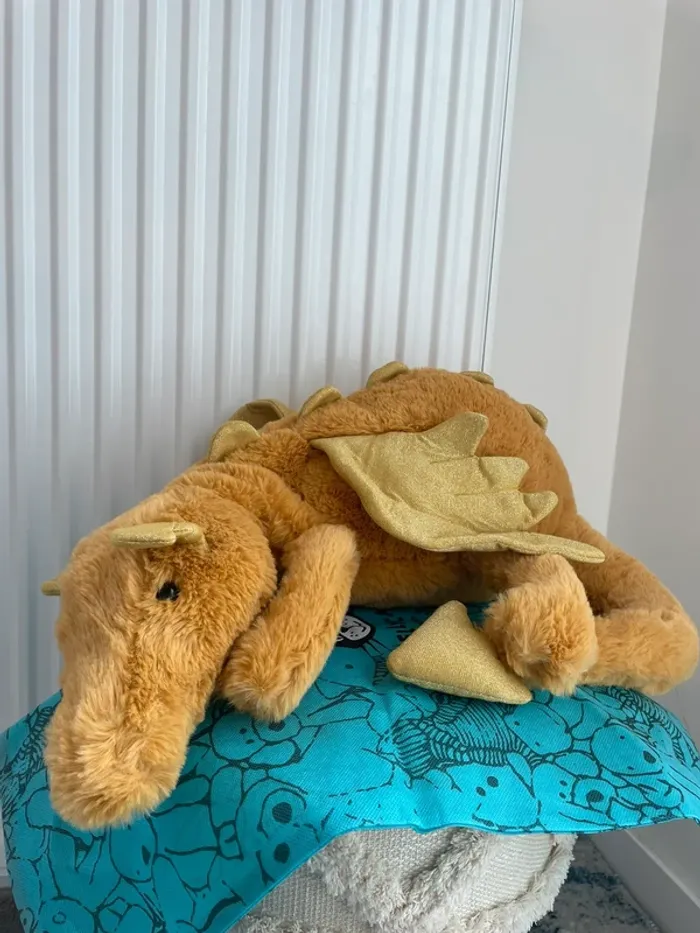 Peluche Jellycat Golden Dragon HUGE 🐉💛 - photo numéro 12