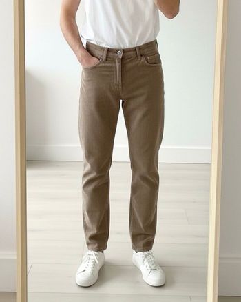 Jean Relax Fit Celio Marron Clair