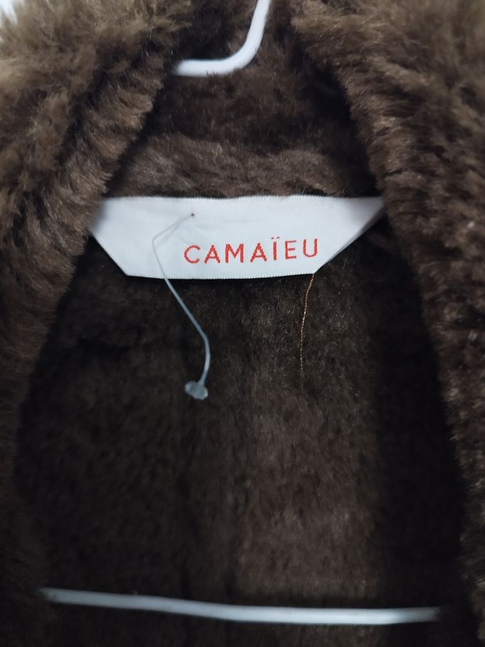 Blouson d'hiver femme Camaïeu fourrure à l'intérieur taille xl - photo numéro 3