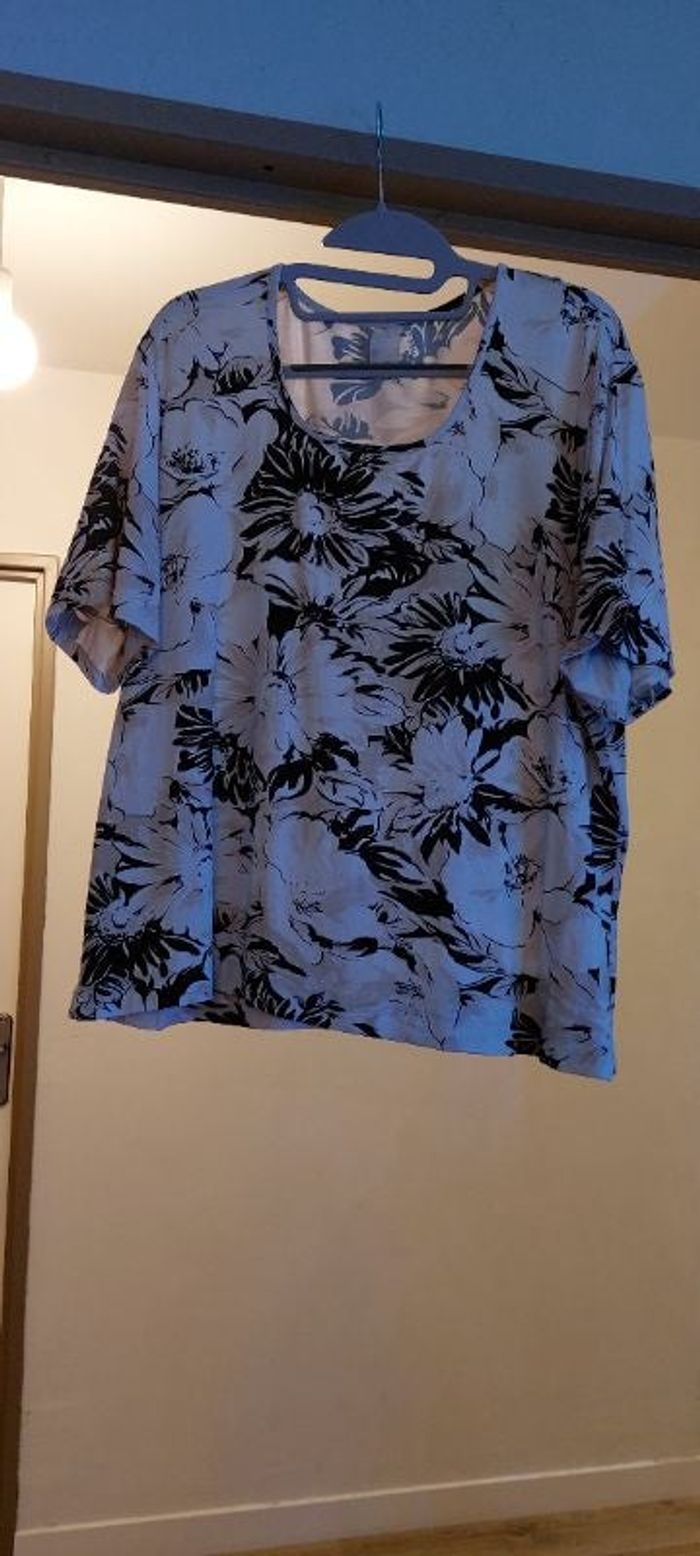 Blouse à fleurs