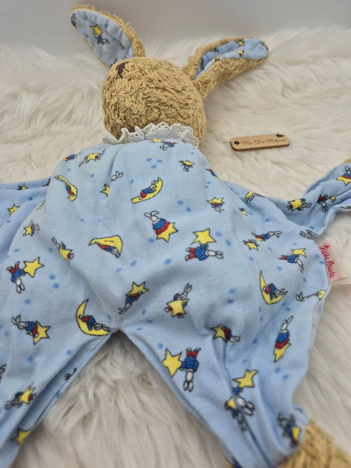 Doudou peluche Beige Bleu Clair Col Käthe Kruse - photo numéro 4