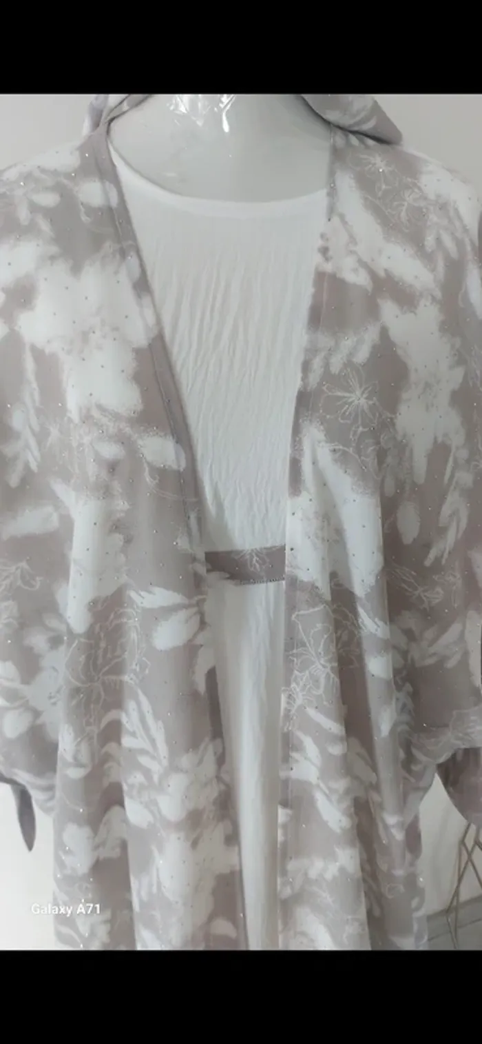 Sublime ensemble émiratie kimono neuf - photo numéro 9