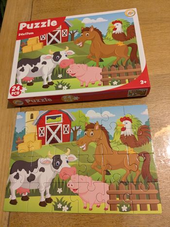 Puzzle 24 pieces la ferme