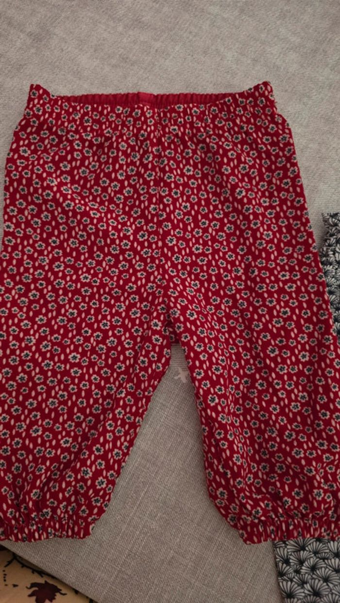 Lot 2 pantalons légère 6 mois - photo numéro 3