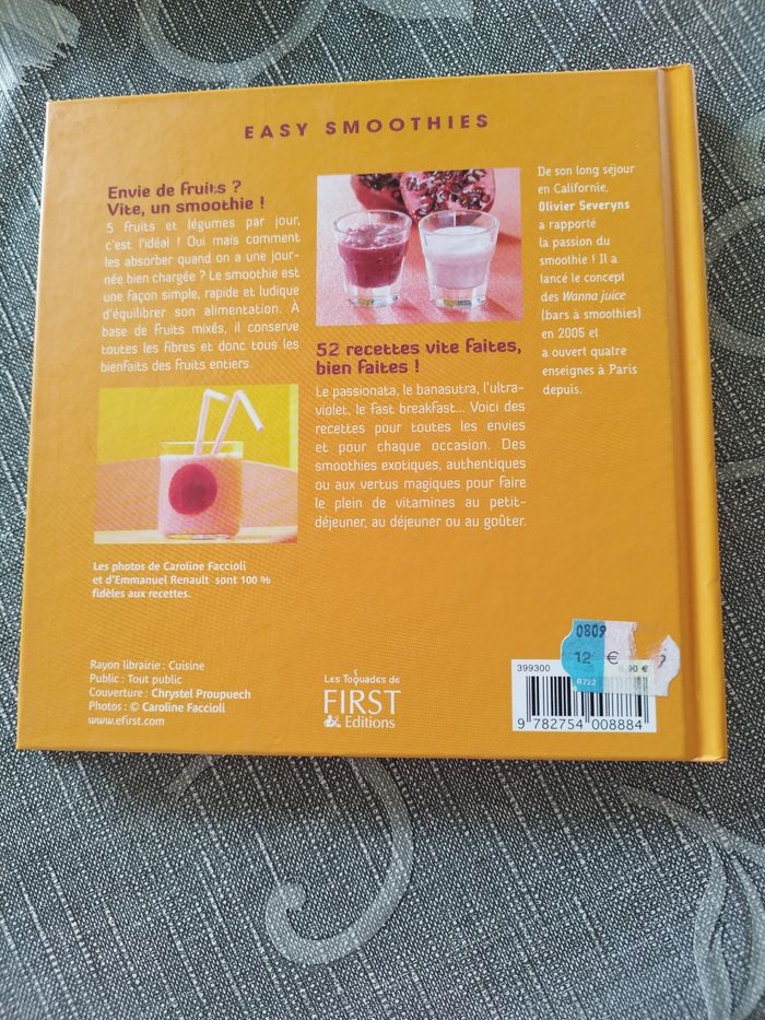 Livre de recette easy smoothies - photo numéro 2