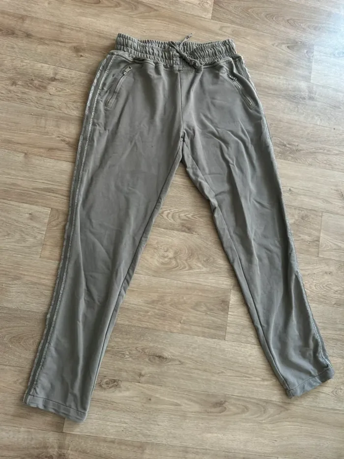 Why not pantalon jogging gris kaki taille 40 - photo numéro 2