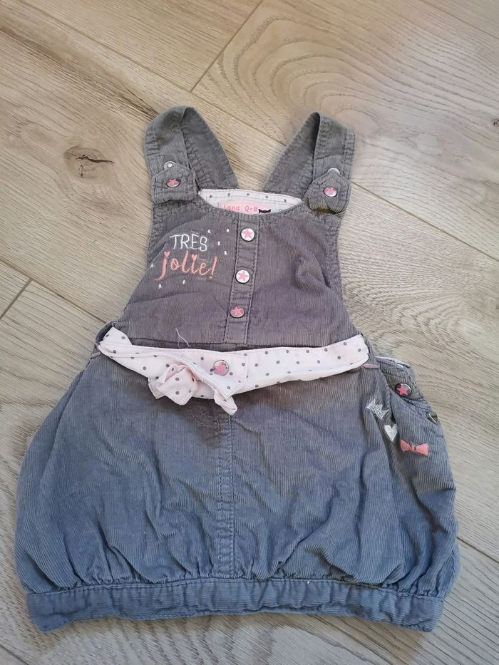 Robe velours ajustable