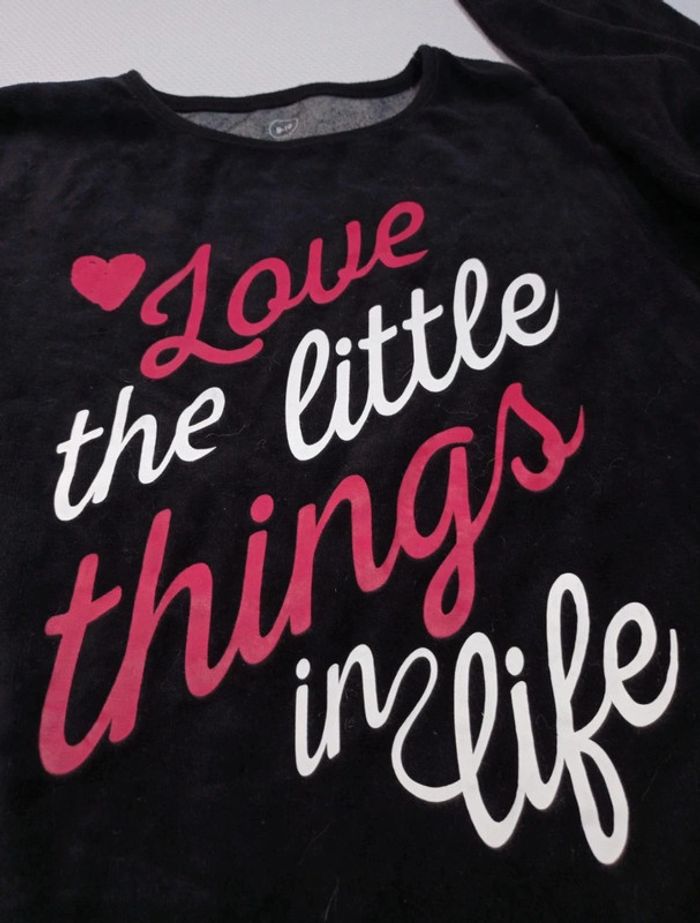 Sweat velours 9/10 ans - photo numéro 2