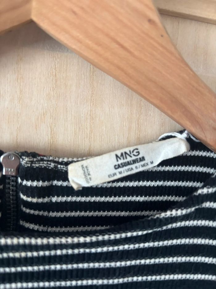 Robe marinière à rayures Mango taille M - photo numéro 3
