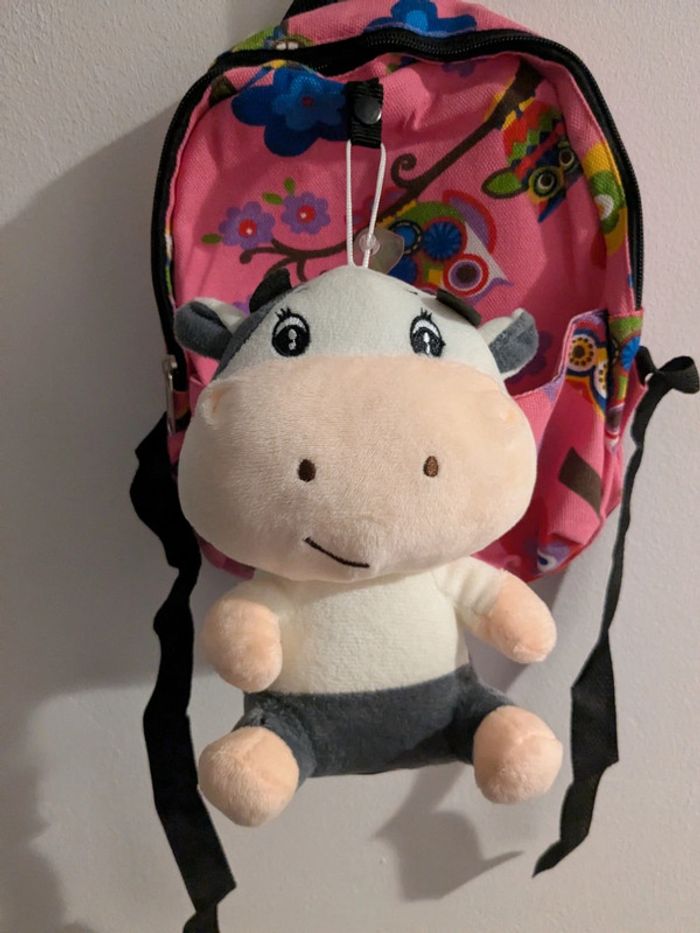 Sac doudou vache détachable - photo numéro 2