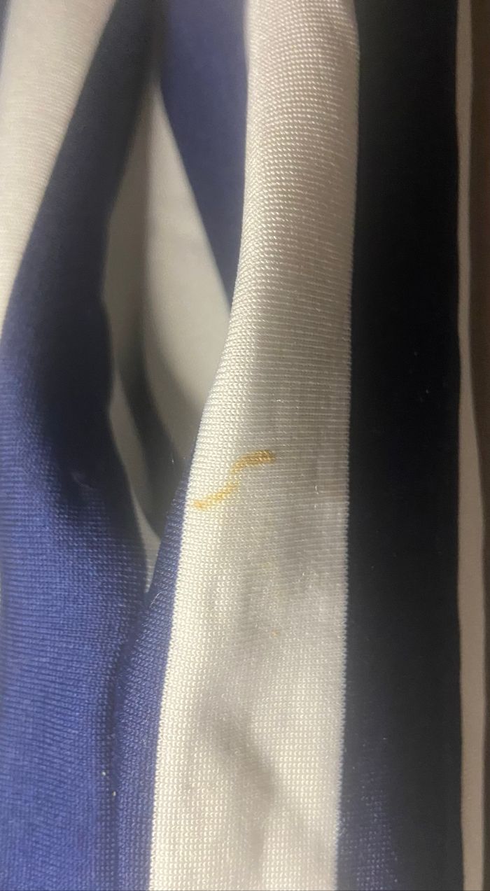Pantalon rayé blanc et bleu marine - photo numéro 3