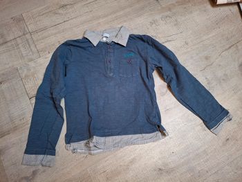 Tee shirt polo manche longue 6 ans