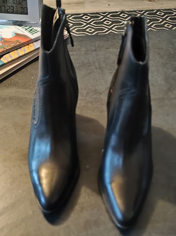 Bottines cuir