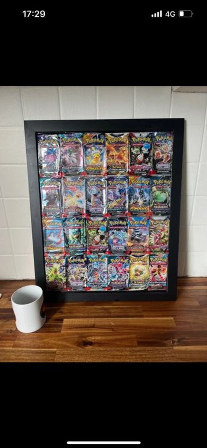 Booster Pokémon encadrer résine - photo numéro 2