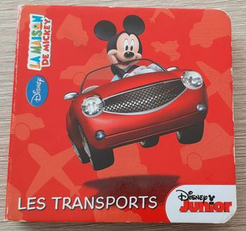 Petit livre "La maison de Mickey", les transports - Disney Junior