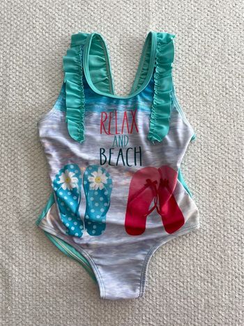 Maillot de bain fille turquoise Orchestra 4 ans