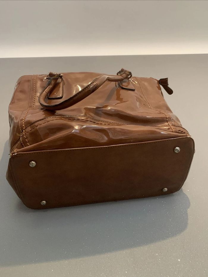 Sac À Main Aspect Brillant San Marina 30x34x15 cm Hors Anses - photo numéro 3