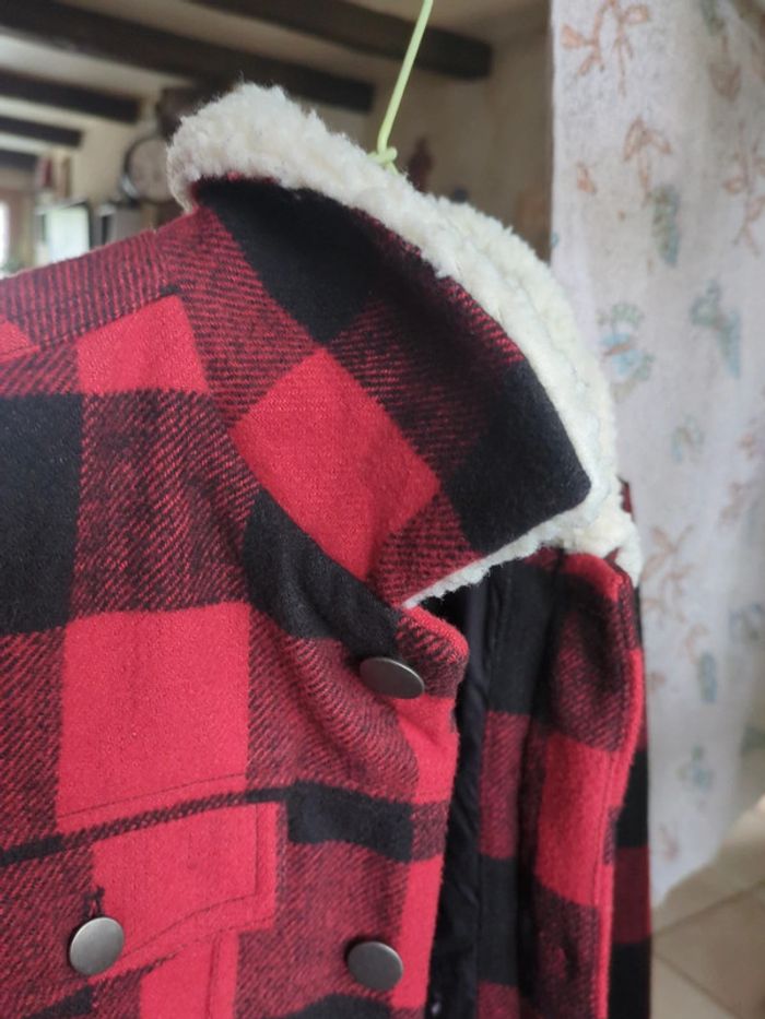 Veste bûcheron carreau rouge Lafayette - photo numéro 7