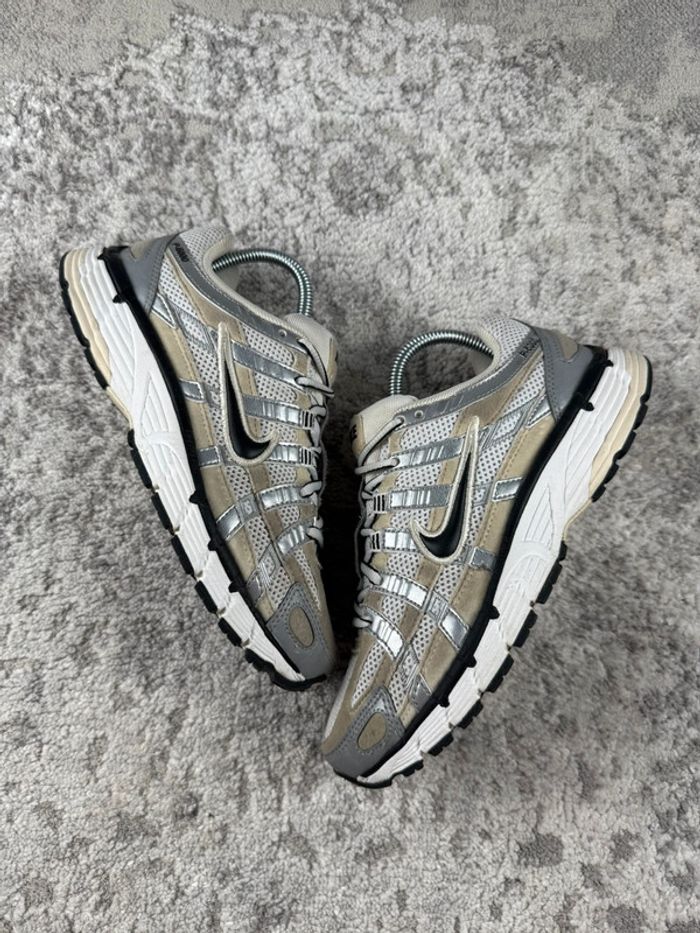 Nike P-6000 Running - Coconut Milk Silver - Silver & Beige & White