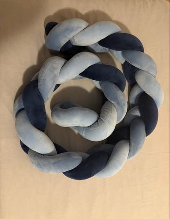 Tresse de lit bleu orchestra