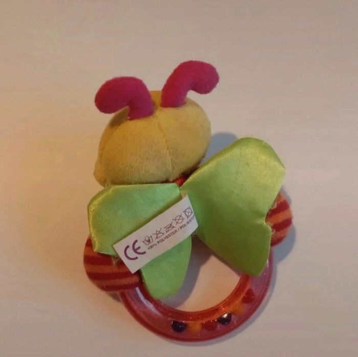 Lot de 2 Hochets et anneau de dentition - photo numéro 2