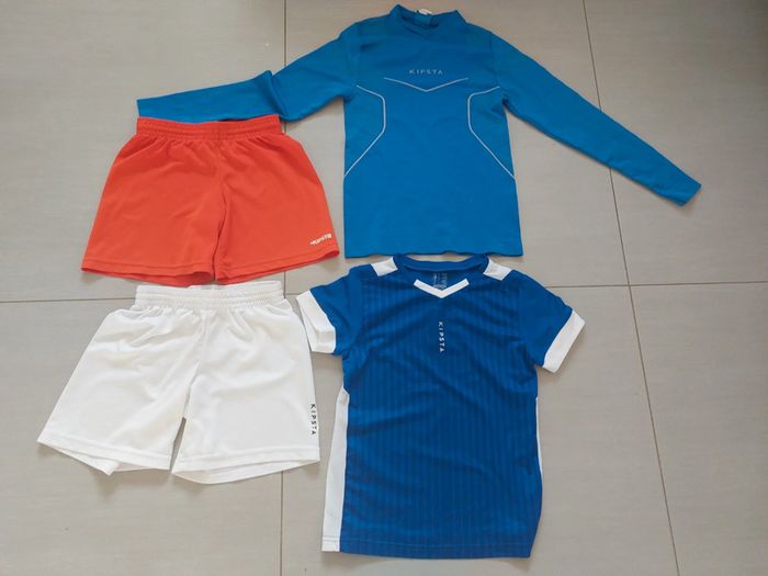 Lot 2 shorts+2 tee-shirts sport Kipsta