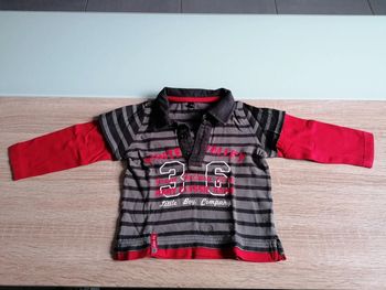 T-shirts polo longue manche 12mois