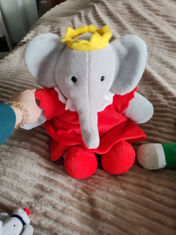 Lot peluche Babar - photo numéro 10